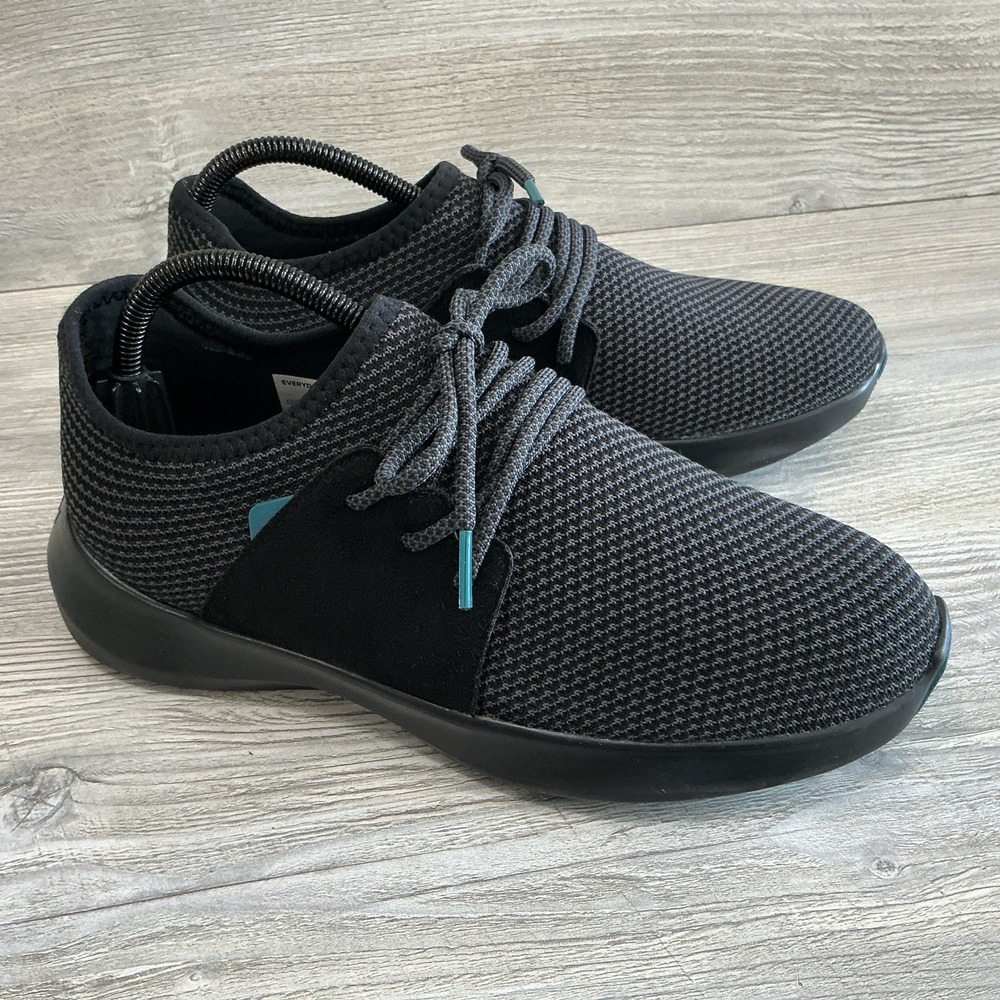 Vessi Everyday Classic Womens Size 8 Waterproof Shoes Sneakers All Black